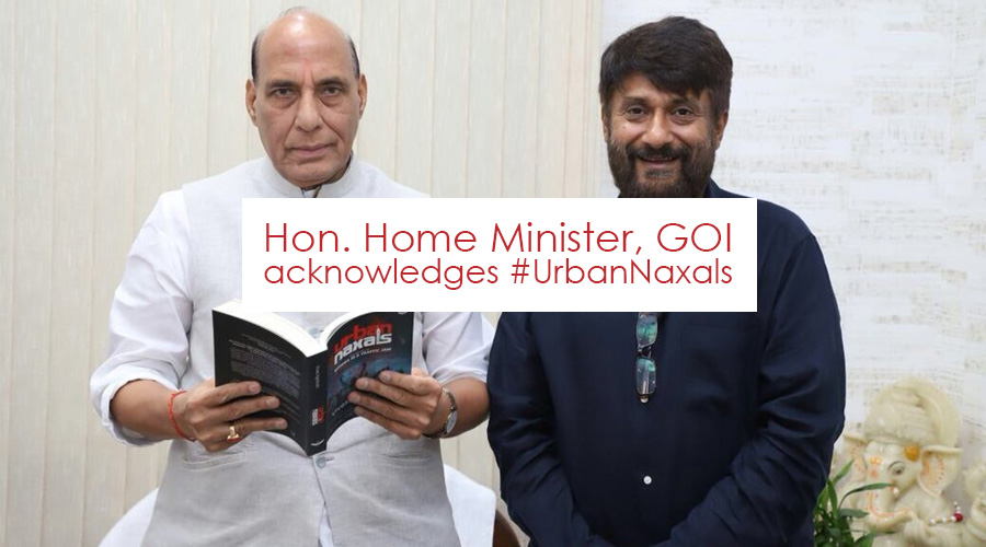 Rajnath Singh acknowledges #UrbanNaxals