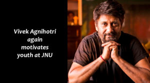 Vivek Agnihotri again motivates youth at JNU