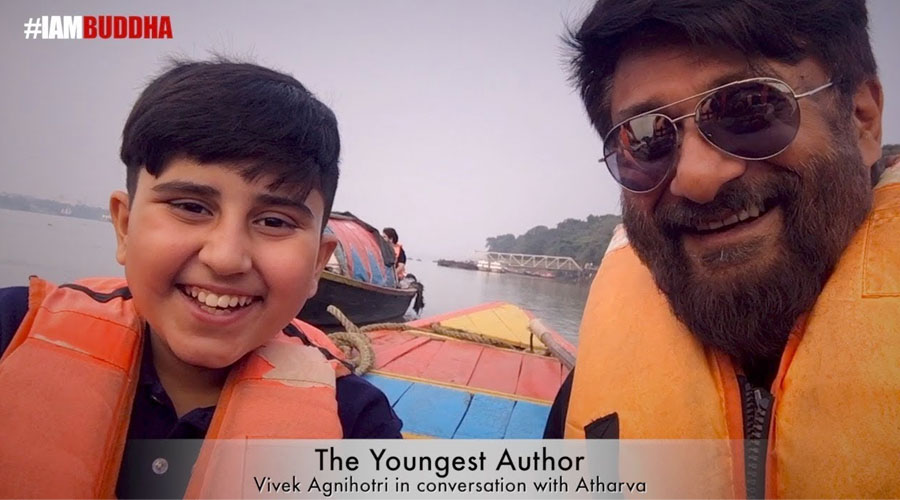 Vivek Agnihotri in one to one conversation with one of the youngest authors of India, Atharva