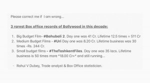 EXPERT Bollywood Times Trade analyst; Rahul Dubey failed in analyzing “The Tashkent Files”? Know how!