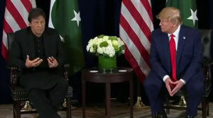 “Where do you find reporters like these?”-Donald Trump to Imran Khan.