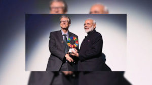 PM Modi receives the ‘Global Goalkeeper Award’ for ‘Swachh Bharat’ campaign